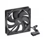 Ventoinha de caixa Akyga AW-12A-BK 120 mm, Molex / 3-Pin, 20 dB, preta