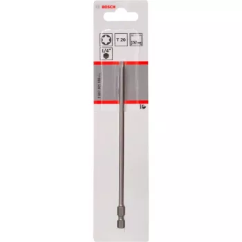 Bosch 2607001668 ponta de chave de fendas Torx T20 extradura, E 6,3, 1 un.