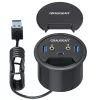 Hub USB GRAUGEAR G-THUB-AU-60 USB 3.2 Gen 1 Type-A preto