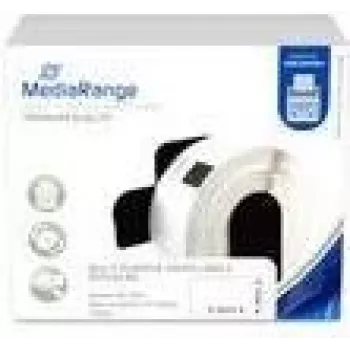 MediaRange Fita de escrita 29x90mm preto/branco Brother DK-11201 400Un (MRBDK11201)