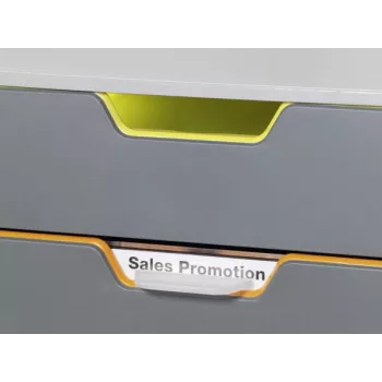 Unidade de gavetas Durable VARICOLOR cinzento plástico 4 gavetas