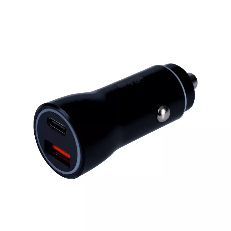 Carregador de automóvel 12/24V Akyga AK-CH-16 36W USB-A + USB-C PD Quick Charge 3.0 5-12V / 1,5-3A preto