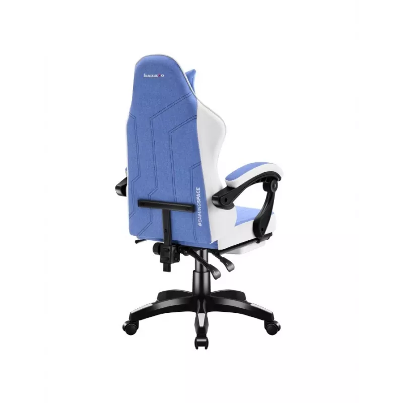 Cadeira gaming huzaro Force 3.7 azul — design ergonómico, altura ajustável