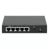 Gigabit 5xPoE Passthrough Switch, alimentado por PoE ou AC, 68W