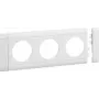 HAGER GB080309016 placa de cobertura tomada tripla empilhável isenta de halogéneos (GB080309016)