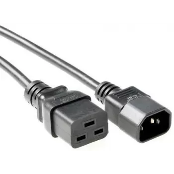 Microconnect PE0191405 cabo de alimentação preto 0,5 m conector fêmea C19 conector fêmea C14