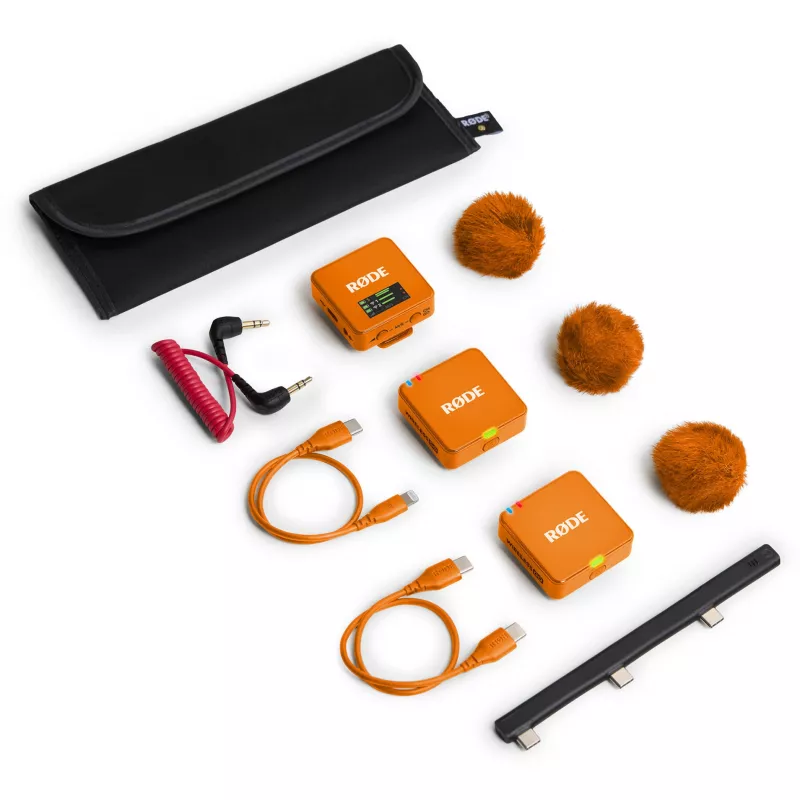RØDE Wireless GO III Laranja - sistema de microfone sem fios (laranja)