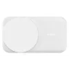 Belkin UltraCharge 25W Qi2 base de carregamento sem fios dobrável 2 em 1, branca (WIZ038KQWH)