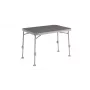 Mesa Outwell Coledale M cinzento — tampo e estrutura de alumínio, 680×1000 mm, altura 56 cm
