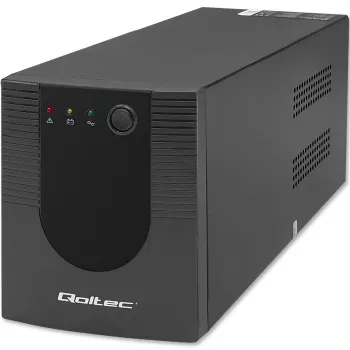 Fonte de alimentação ininterrupta UPS Qoltec 53775 1,2 kVA 720 W 4 tomadas AC
