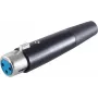Conector XLR ShiverPeaks BS55025 caixa preta – conector de áudio microfone/linha de 3 polos