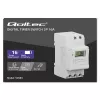 Temporizador eletrónico para calha DIN QOLTEC 50983, a pilhas, para circuitos de automação