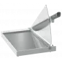 Cortapapel de precisão Leitz A4+, 15 folhas, fixação manual, aço inoxidável, A4 Maxi, 80 g/m², vidro