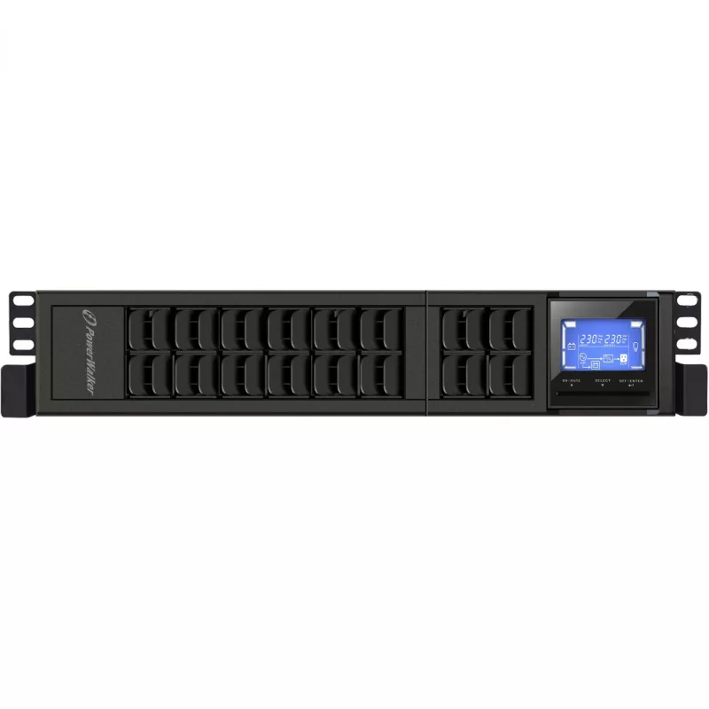 PowerWalker VFI 2000CRM LCD dupla conversão (Online) 2 kVA 1600 W 4 saídas AC