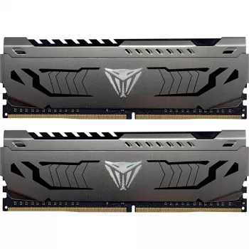 32 GB Patriot DIMM 3600 (2x 16 GB) Dual-Kit (cinzenta, PVS432G360C8K, Viper Steel, INTEL XMP)
