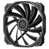 Ventoinha SILVERSTONE SST-SF160B 160mm preta ventoinha axial