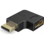 Goobay adaptador DisplayPort angular 90° direita preto (77131)