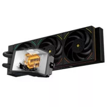 Refrigeração líquida AiO Thermalright Wonder Vision 360 UB ARGB, ARGB, ecrã OLED de 6,67 polegadas – 360 mm, preto