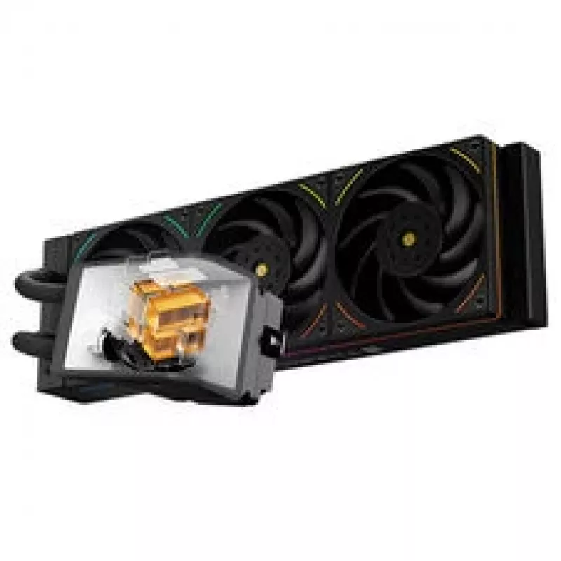 Refrigeração líquida AiO Thermalright Wonder Vision 360 UB ARGB, ARGB, ecrã OLED de 6,67 polegadas – 360 mm, preto