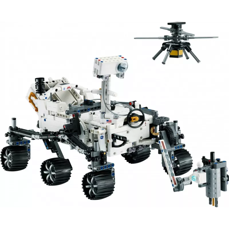 LEGO Technic NASA Mars Rover Perseverance Conjunto espacial com experiência de app AR Conjunto de descoberta científica Aprenda sobre engenharia de veículos Brinquedo de construção