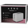 Torradeira elétrica, branca, 220-240V, 50-60Hz, 920-1080W, 2 ranhuras, 3 modos, 7 níveis de tostagem