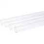 HardTube 12/10mm acrílico (PMMA) transparente 60cm, tubo transparente, conjunto de 4