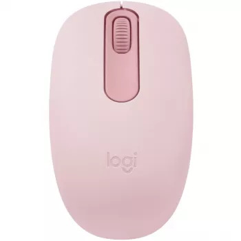 Logitech M196 - Rato - para destros e canhotos - ótico - 3 botões - sem fios - Bluetooth - rosa (910-007461)