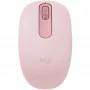 Logitech M196 - Rato - para destros e canhotos - ótico - 3 botões - sem fios - Bluetooth - rosa (910-007461)