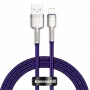 Cabo USB-A para Lightning Baseus 1 m — cabo de dados USB, roxo