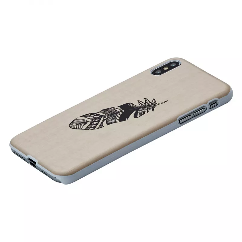 Capa para smartphone man and wood para iPhone XS Max – Indian White