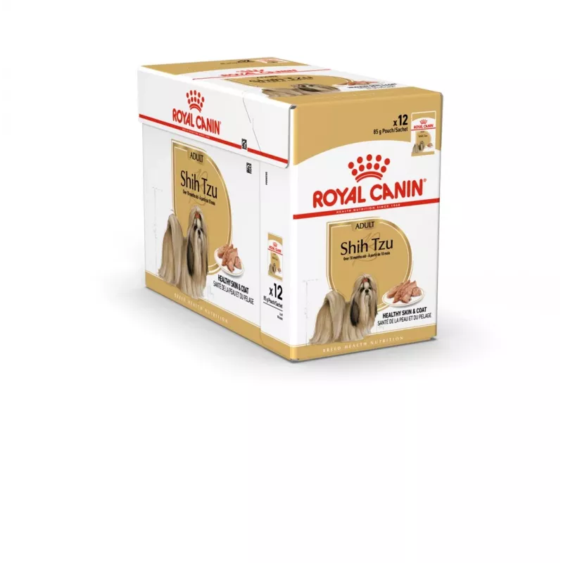ROYAL CANIN Shih Tzu Adult comida húmida para cães patê 12x85 g