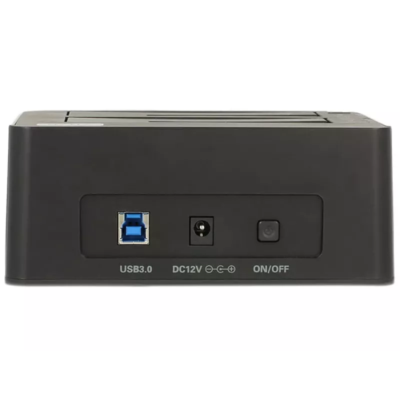 Delock docking station USB 3.0 dupla para 2x SATA HDD / SSD com função de clonagem