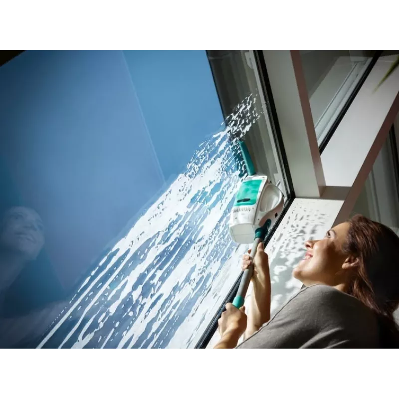 Aspirador de vidros Leifheit Glass Cleaner Dry&Clean com cabo e escova de limpeza 51003