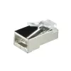 Conector de fios RJ45 LogiLink MP0022 preto transparente