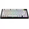 Keycaps GLORIOUS GPBT Basics PBT Dye-Sub Classic Branco Layout ANSI