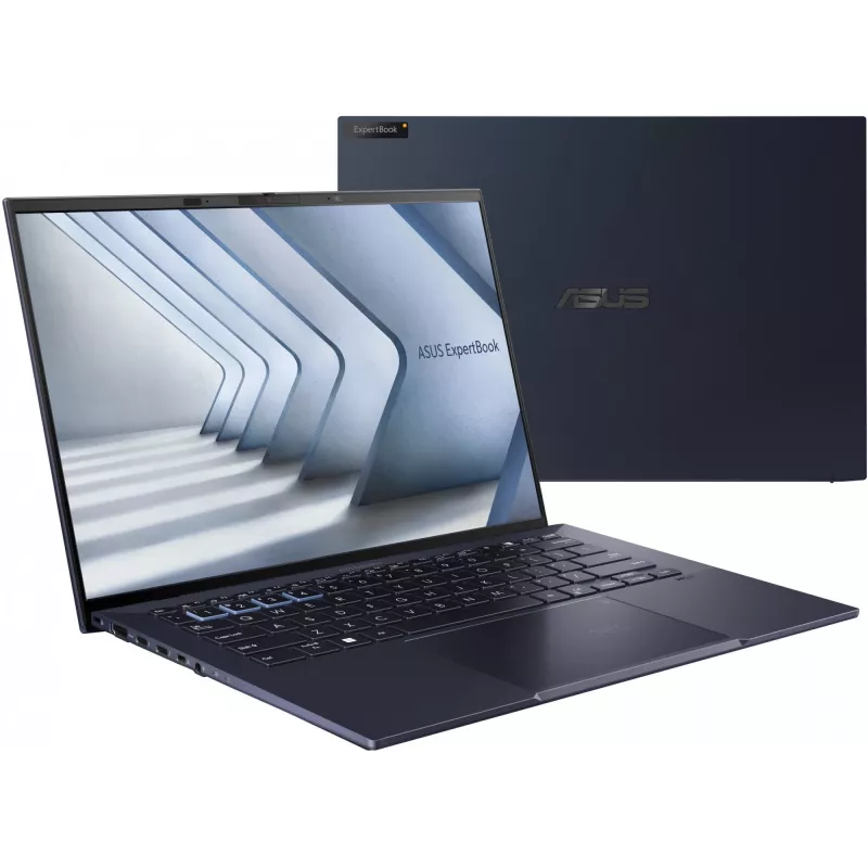 ASUS ExpertBook B9 OLED B9403CVAR-PP1735X portátil, Intel Core 7 150U, 35,6 cm (14 polegadas) WQXGA+ 2880 x 1800, 16 GB LPDDR5x, SSD de 512 GB, Intel Graphics, Windows 11 Pro, teclado alemão, preto
