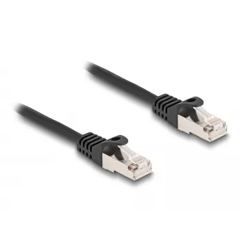 Cabo DeLOCK RJ50 macho para RJ50 macho S/FTP 0,5 m preto