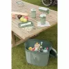 Geleira portátil Curver 262266 — geleira de viagem isolada de 32 L, verde, polipropileno, 410×333×498 mm