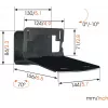 Suporte para coluna Vogels SOUND 3205 Universal L, 15 kg
