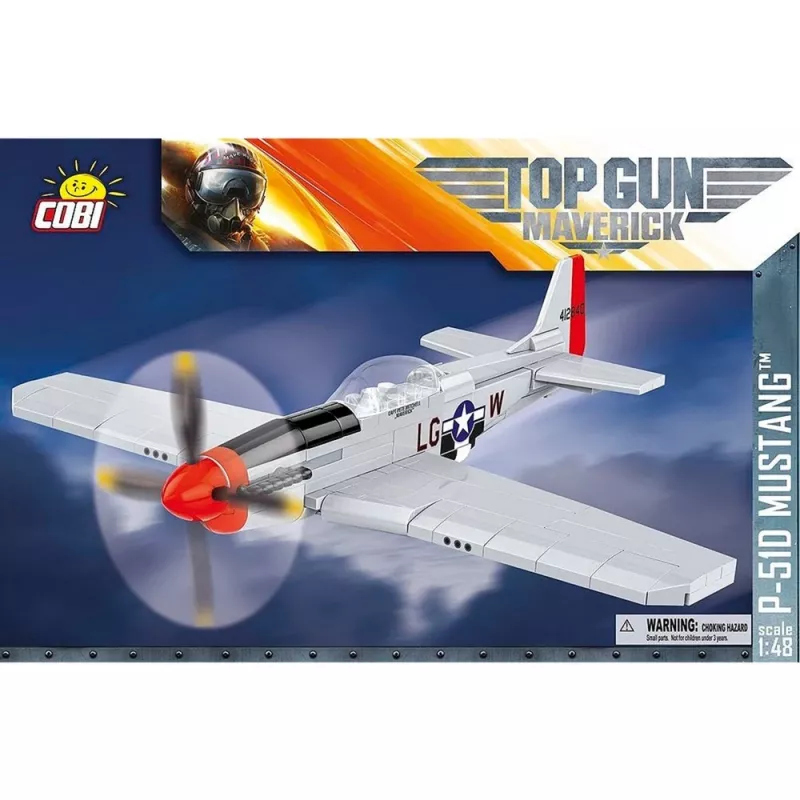 COBI 5847 Top Gun Maverick P-51D Mustang 150 peças