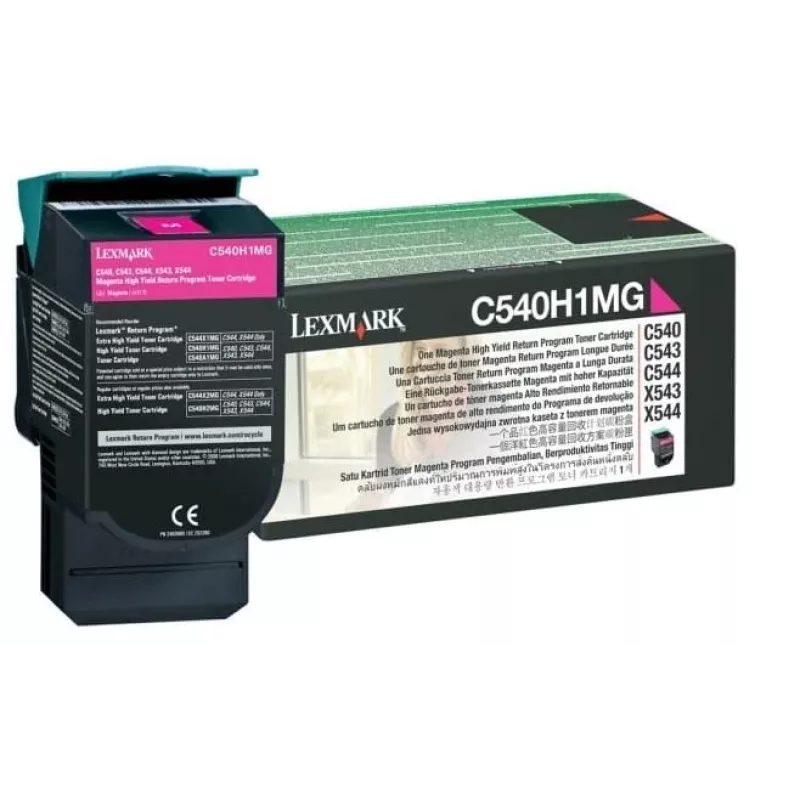 Lexmark C540H1MG - toner magenta - para C540, C543, C544, C546, X543, X544, X546, X548