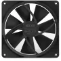 Ventoinha de caixa NZXT F140 RGB 14 cm, preta, 500–1800 rpm, rolamento fluido dinâmico, 4 pinos, 18 LEDs