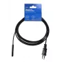 Savio - cabo de alimentação 2 polos M 3m CL-105 preto - cabo (CL-105)