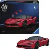 Puzzle 3D Ravensburger Iconics Ferrari SF90 Stradale – kit de montagem de modelo de colecionador