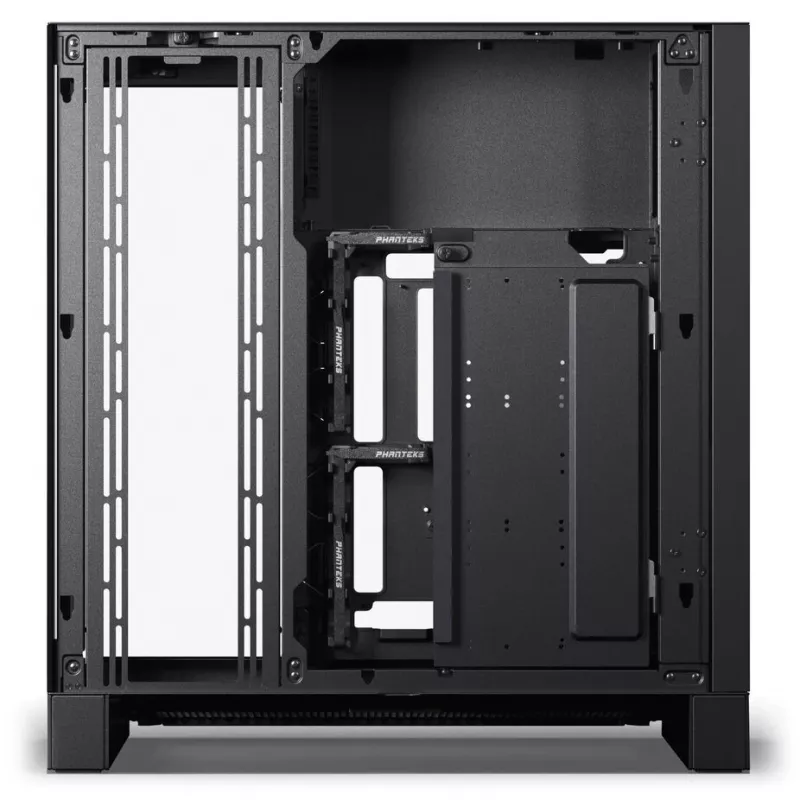 Caixa de PC PHANTEKS NV-Série NV9 MK2, EATX, DRGB, vidro temperado - preto & ventoinhas M25 Gen2 PWM D-RGB pack de 3 - Reverse Blade, 140mm, preto + DRG