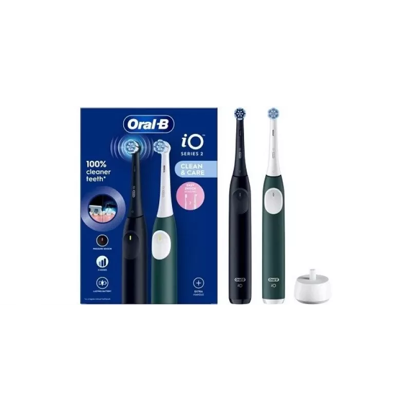 Oral-B iO SÉRIE 2 preto noturno+verde floresta