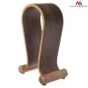 MC-815W, suporte para auscultadores, madeira, 400 g, nogueira