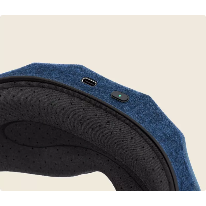 Massajador Therabody SleepMask rosto preto, azul