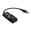 Adaptador Akyga AK-AD-31 USB 3.0 para Gigabit Ethernet, RJ45, cabo de 15 cm, preto