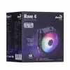 Arrefecedor de CPU AEROCOOL PGS Rave 4 FRGB ventoinha de 120 mm, 4 heatpipes, ARGB, 120 × 25 mm, 1800 rpm, 12 V, 0,5 A